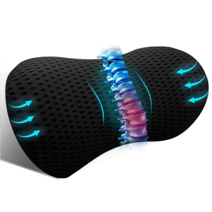 Lumbalex Control ortopéd deréktámasztó párna – memóriahabos ágyéki derékpárna